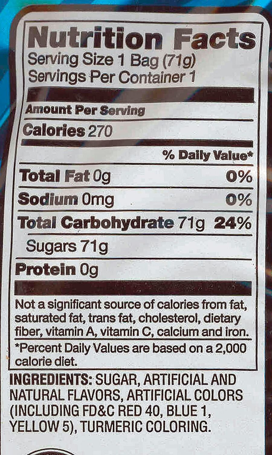 Charms Fluffy Stuff Fruit Cotton Candy, 2.5 oz, 24/Carton (CRM24326)