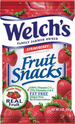 Welch's Gluten Free Strawberry Snacks, 5 oz., 12 Packs/Box (PIM05096)