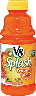 V8® Splash® Tropic Blend Juice Drink, 16 oz. Bottles, 12/Pack
