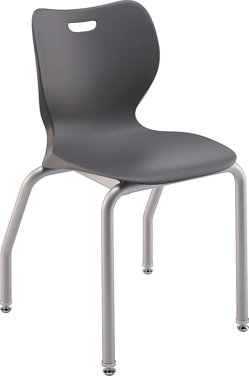 HON SmartLink 18" Polymer Student Stacking Chair, Gray (HSL4L18ELAP)
