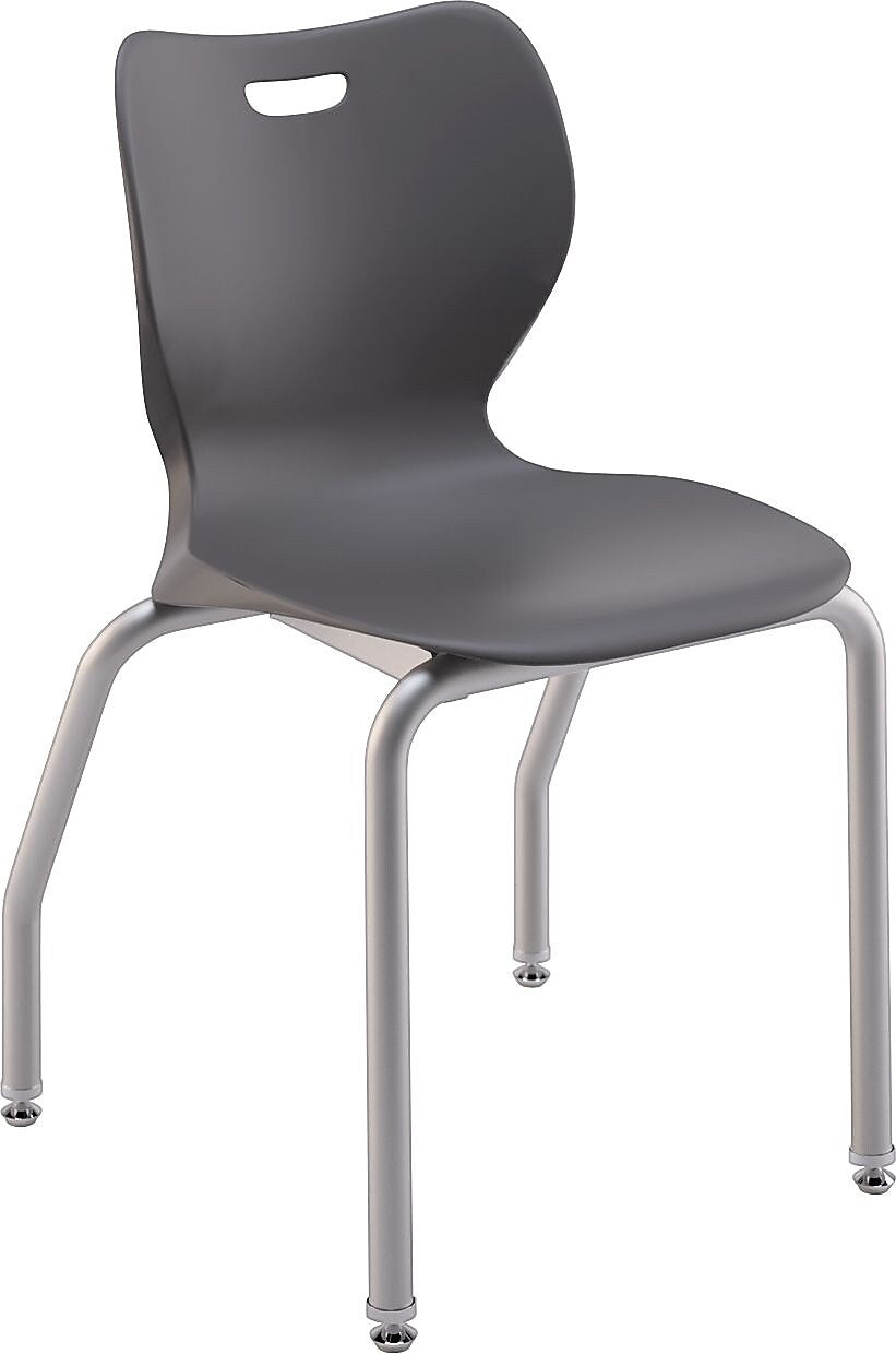 HON SmartLink 18" Polymer Student Stacking Chair, Gray (HSL4L18ELAP)