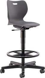 HON SmartLink Armless Polymer Classroom Stool, Lava (HSSST18BHLA)