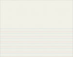 Pacon Storybook Paper for D'Nealian Programs 8-1/2" x 11", 1/2" Long Way Ruled, White, 500 Sheets/Pack (PAC2693)