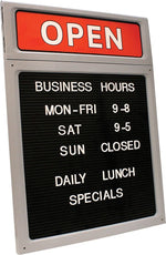 Cosco Sign with Letters Set, 20" x 15" (098221)