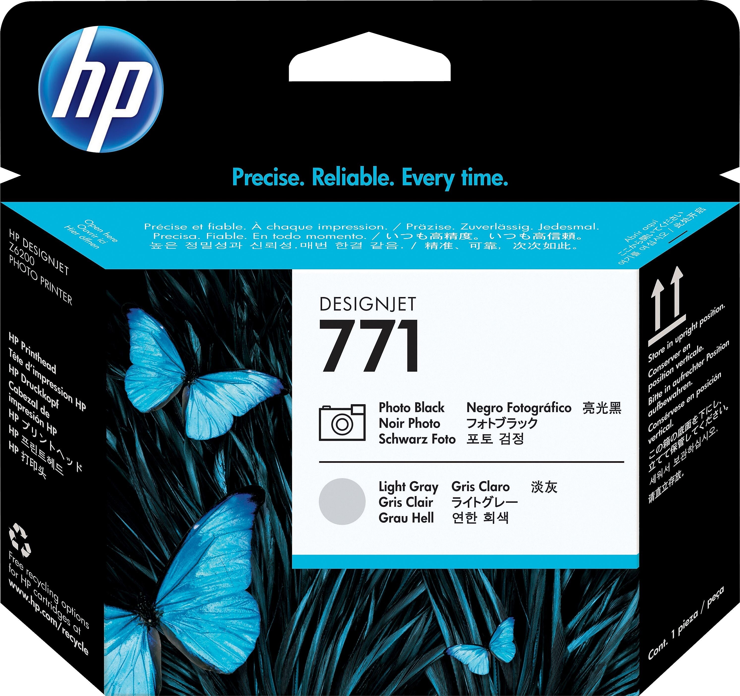 HP 771 Photo Black/Light Gray Printhead (CE020A)