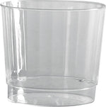 WNA Classic Crystal™ Plastic Cold Fluted Tumbler, 9 Oz., Clear, 240/Ct