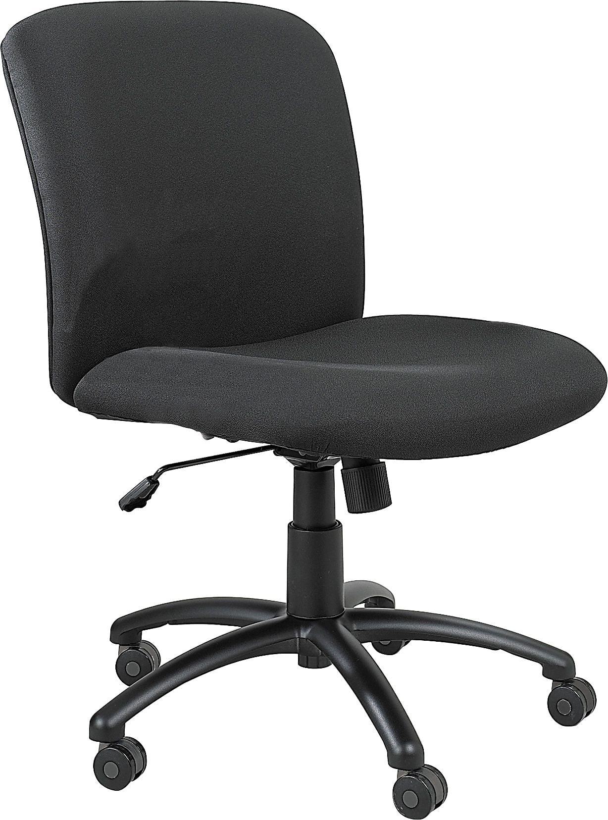 Safco Uber Fabric Computer and Desk Chair, Black (3491BL)