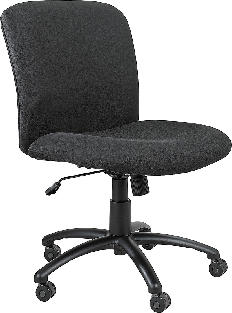 Safco Uber Fabric Computer and Desk Chair, Black (3491BL)