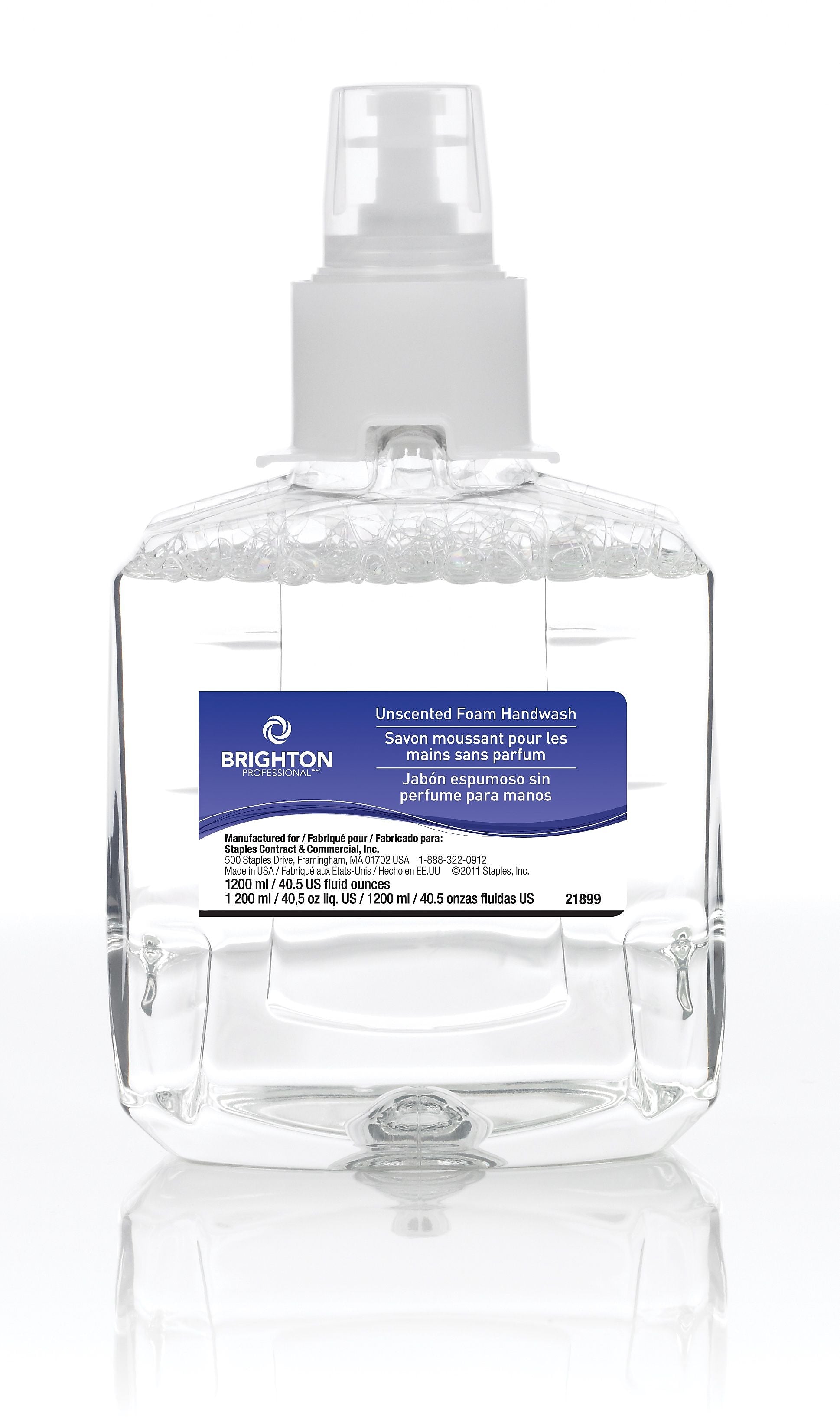Brighton Professional Foaming Hand Soap Refill for LTX 12 Dispenser, 40.5 oz., 2/Carton (21899)