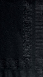 Hoffmaster Embossed Paper Dinner Napkins, 2 Ply, Black, 1000/Carton (1810513)