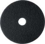 Coastwide Professional™ High Productivity 17" Stripper Floor Pad, Black, 5/Carton (CW22978)