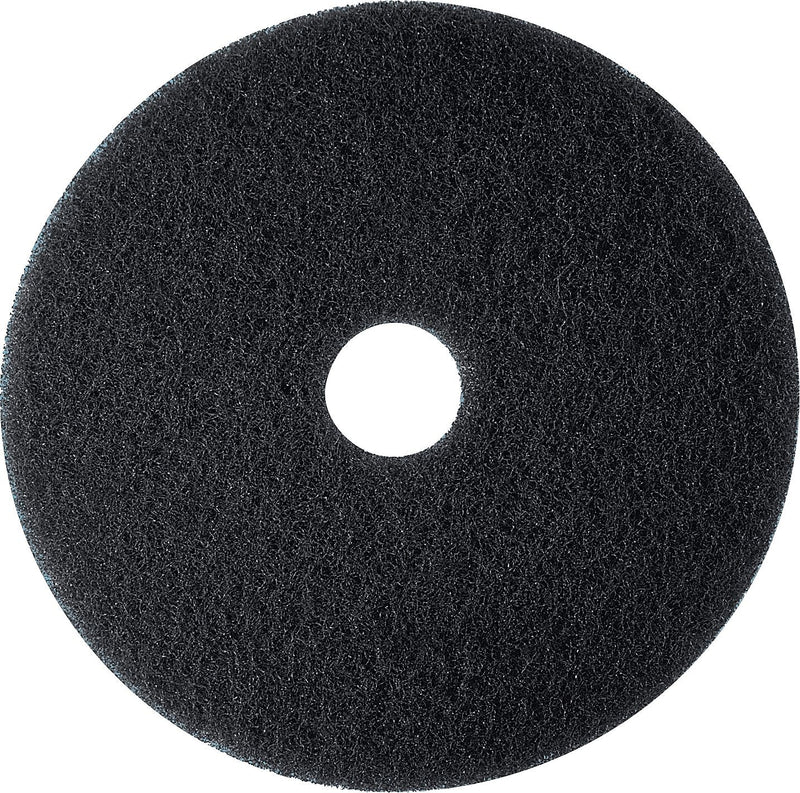 Coastwide Professional™ High Productivity 17" Stripper Floor Pad, Black, 5/Carton (CW22978)