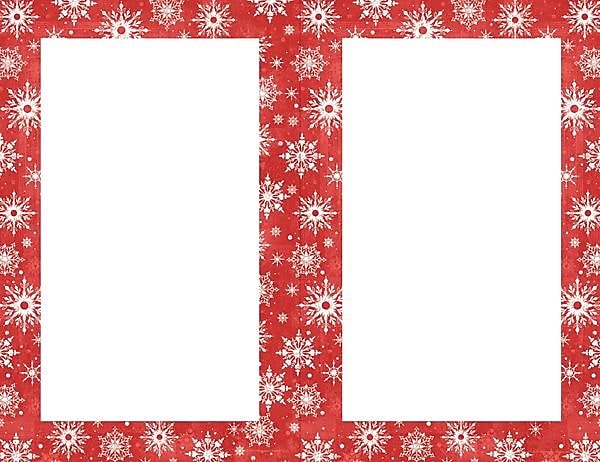 Great Papers® Holiday Invitations Snowy Flakes, 2Up, MultiPack (20102936)