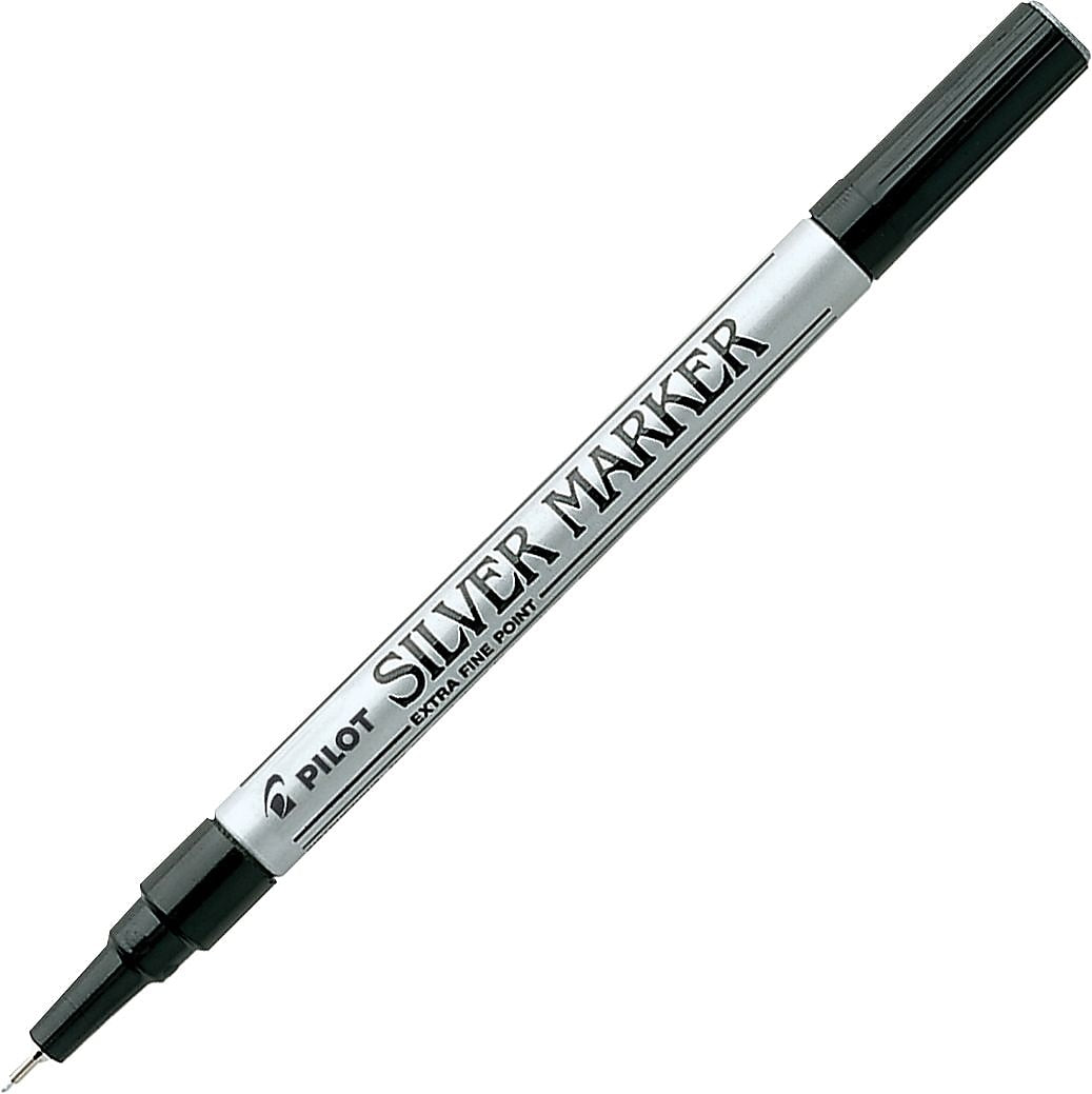 Pilot Creative Permanent Paint Marker, Extra Fine Point, Silver (41801)