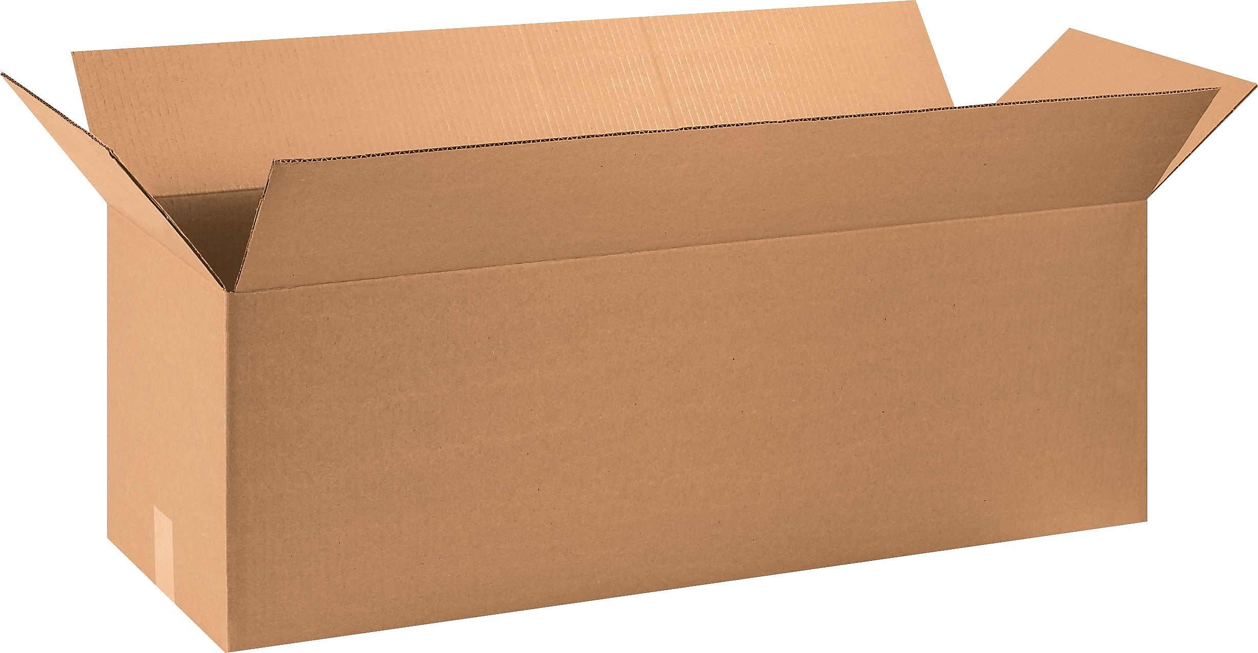 40" x 12" x 12" Shipping Boxes, 32 ECT, Brown, 15/Bundle (401212)