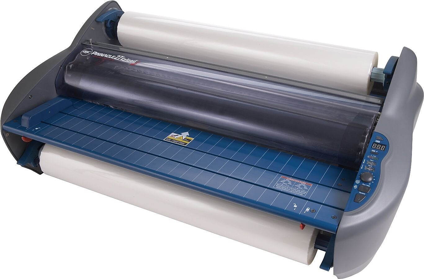 GBC HeatSeal Pinnacle EZLoad Thermal Laminator, 27" Width, Blue and Gray (1701720EZ)