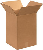 12" x 12" x 18" Shipping Boxes, 32 ECT, Brown, 25/Bundle (121218)