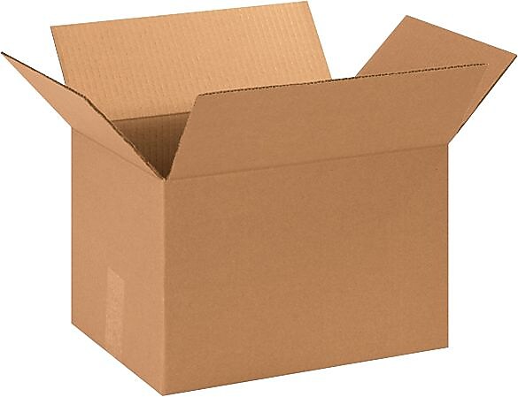 13.25" x 10.25" x 9" Shipping Boxes, 32 ECT, Brown, 25/Bundle (13109SC)
