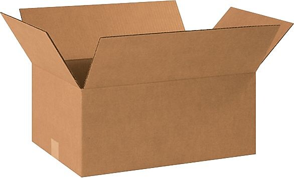 18.5" x 12.5" x 8" Shipping Boxes, 32 ECT, Brown, 25/Bundle (18128R)