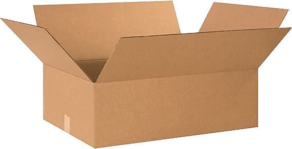 22" x 14" x 10" Shipping Boxes, 32 ECT, Brown, 20/Bundle (221410)
