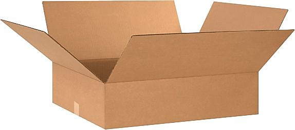 24" x 20" x 8" Shipping Boxes, 32 ECT, Brown, 20/Bundle (24208)