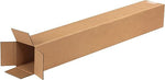 4" x 4" x 28" Shipping Boxes, 32 ECT, Brown, 25/Bundle (4428)