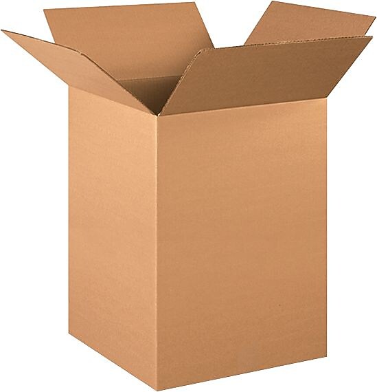 15" x 15" x 24" Shipping Boxes, 32 ECT, Brown, 20/Bundle (151524)
