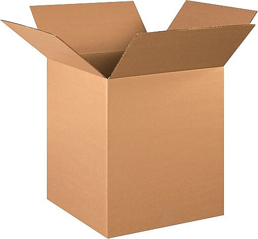 16" x 16" x 19" Shipping Boxes, 32 ECT, Brown, 25/Bundle (161619)