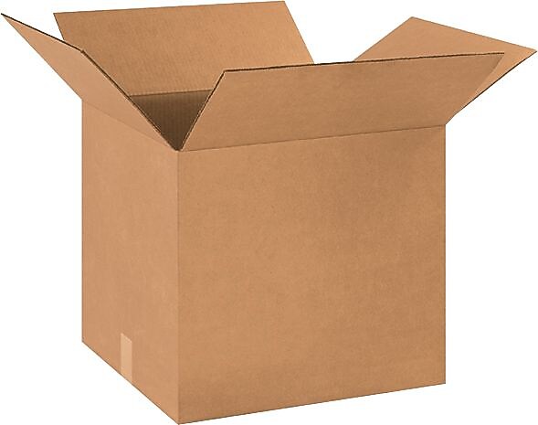 18" x 16" x 16" Shipping Boxes, 32 ECT, Brown, 20/Bundle (181616)