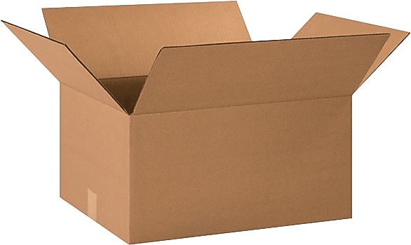 20" x 15" x 10" Shipping Boxes, 32 ECT, Brown, 20/Bundle (201510)