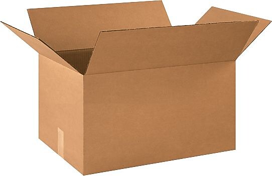 21" x 14" x 10" Shipping Boxes, 32 ECT, Brown, 20/Bundle (211410)