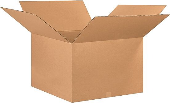 26" x 26" x 16" Shipping Boxes, 32 ECT, Brown, 10/Bundle (262616)