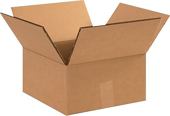12" x 12" x 6" Shipping Boxes, 48 ECT Double Wall Brown, 15/Bundle (HD12126DW)