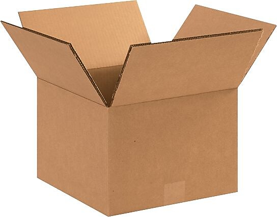 12" x 12" x 8" Shipping Boxes, 48 ECT Double Wall, Brown, 15/Bundle (HD12128DW)