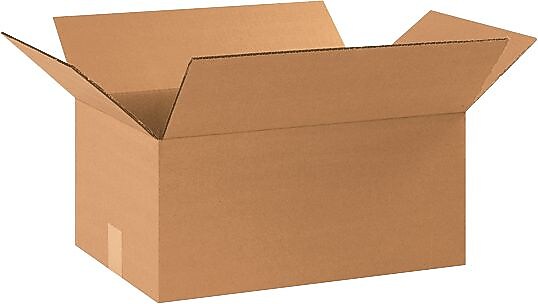 17.25" x 11.25" x 8" Shipping Boxes, 44 ECT, Brown, 25/Bundle (HD17118)