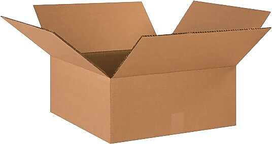 18" x 18" x 8" Shipping Boxes, 48 ECT Double Wall, Brown, 15/Bundle (HD18188DW)