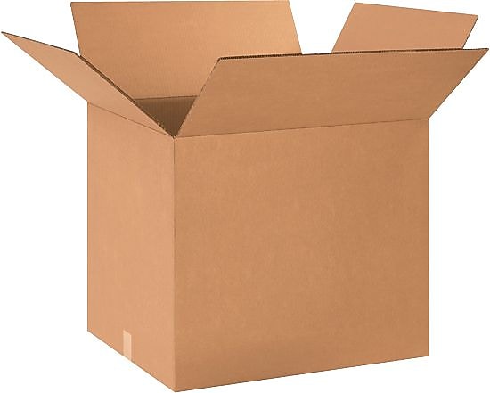 24" x 20" x 20" Shipping Boxes, 48 ECT Double Wall, Brown, 10/Bundle (HD242020DW)