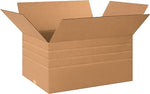 24" x 18" x 18" Multi-Depth Shipping Boxes, 32 ECT, Brown, 15/Bundle (MD241818)