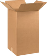 10" x 10" x 18" Shipping Boxes, 32 ECT, Brown, 25/Bundle (101018)
