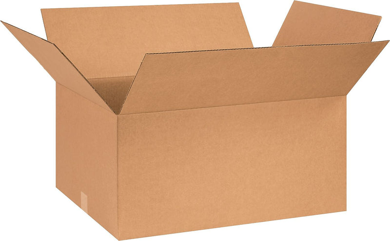 26" x 18" x 12" Shipping Boxes, 32 ECT, Brown, 15/Bundle (261812)