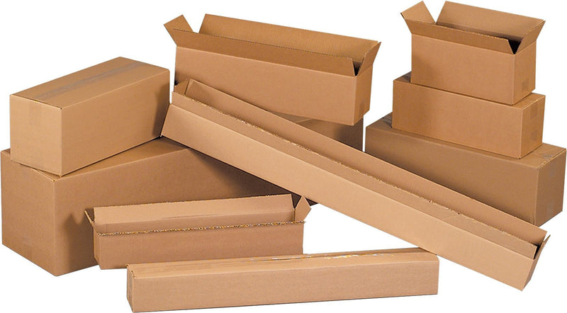 26" x 8" x 8" Shipping Boxes, 32 ECT, Brown, 25/Bundle (2688)