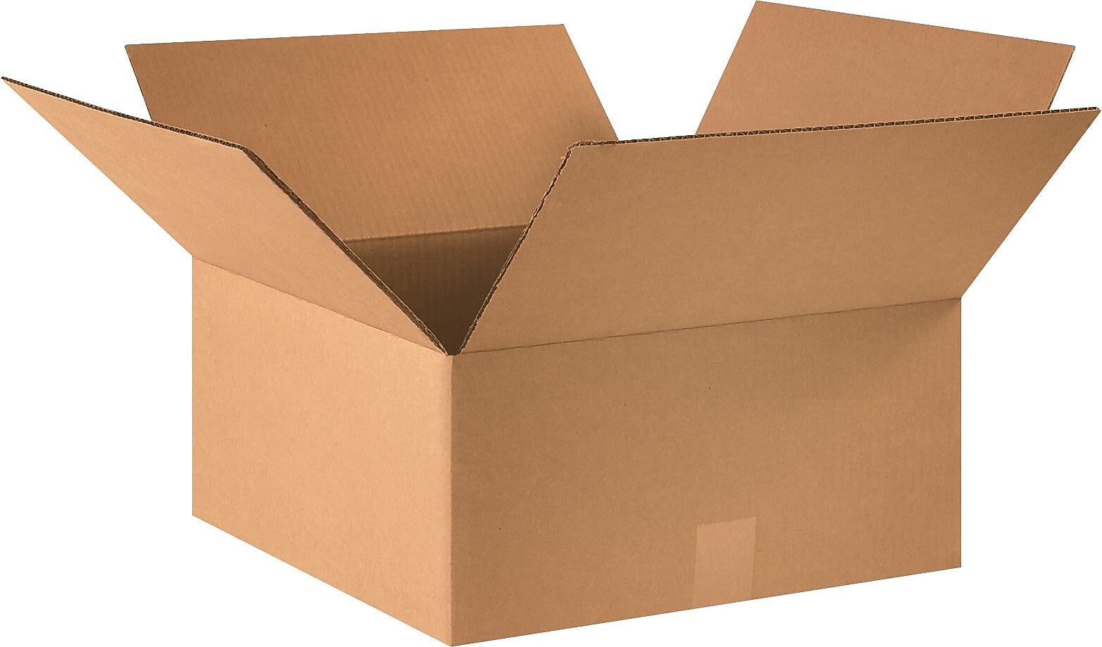 16" x 16" x 7" Shipping Boxes, 32 ECT, Brown, 25/Bundle (16167)