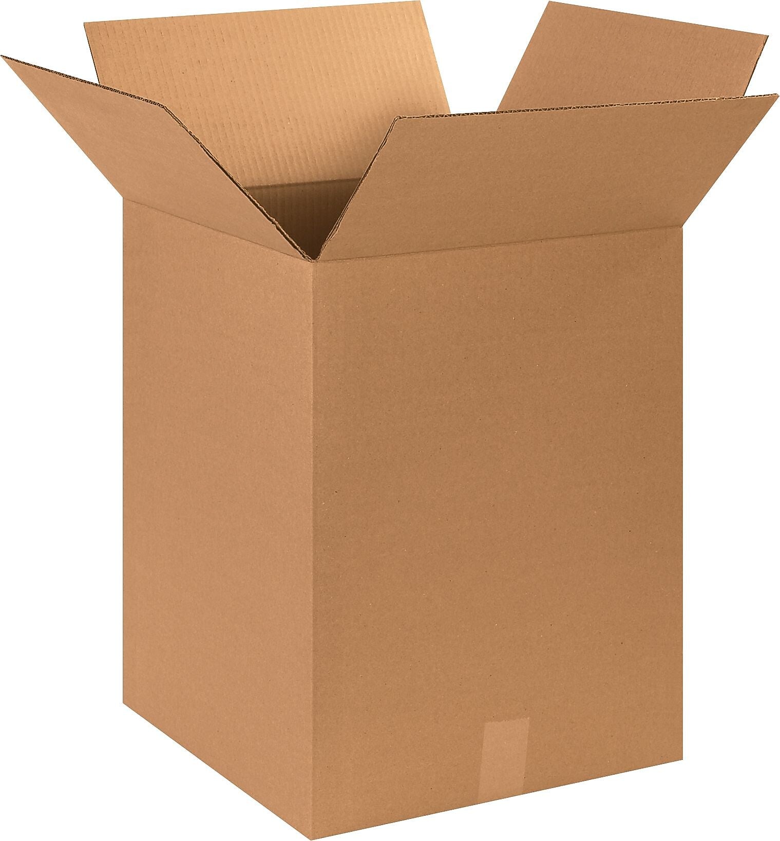 15" x 15" x 20" Shipping Boxes, 32 ECT, Brown, 20/Bundle (BS151520)