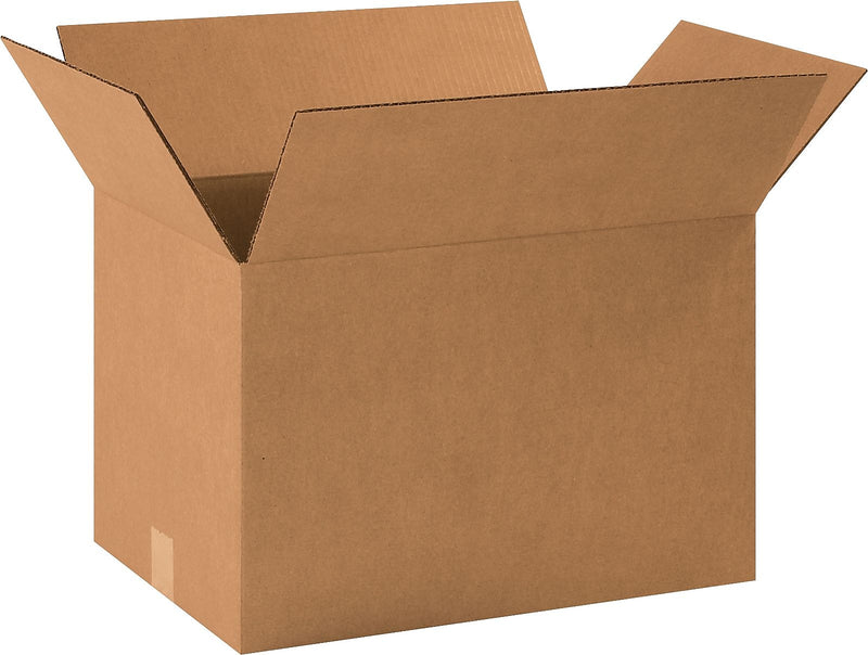 18.5" x 12.5" x 12" Shipping Boxes, 32 ECT, Brown, 20/Bundle (181212R)