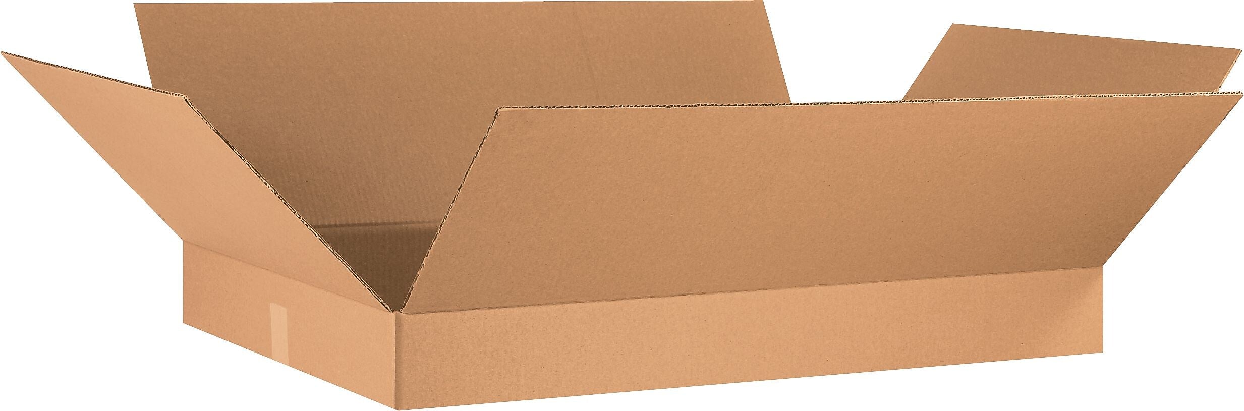 36" x 24" x 4" Shipping Boxes, 32 ECT, Brown, 10/Bundle (36244)