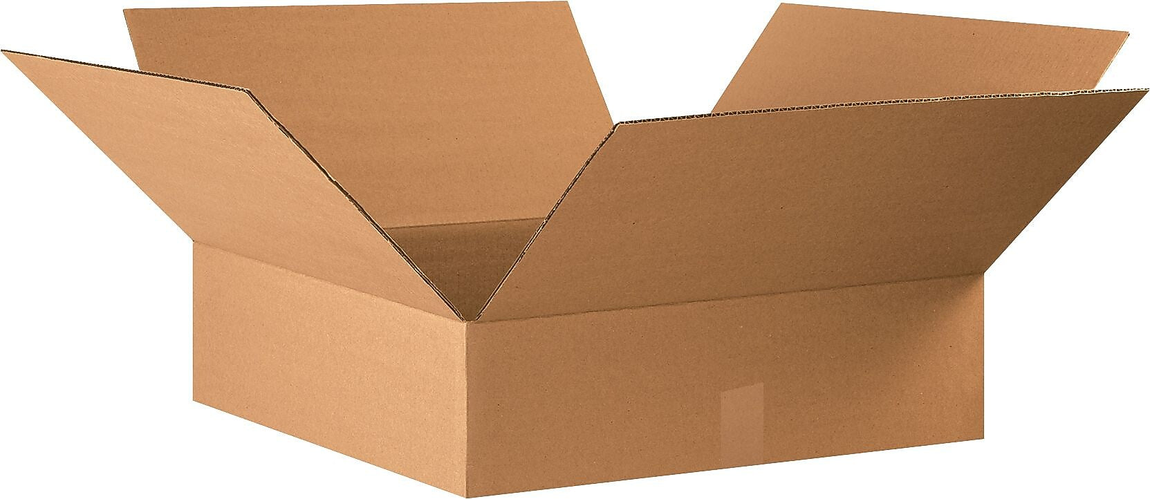 SI Products 22" x 22" x 6" Shipping Boxes, 32 ECT, Kraft, 20/Bundle (BS222206)