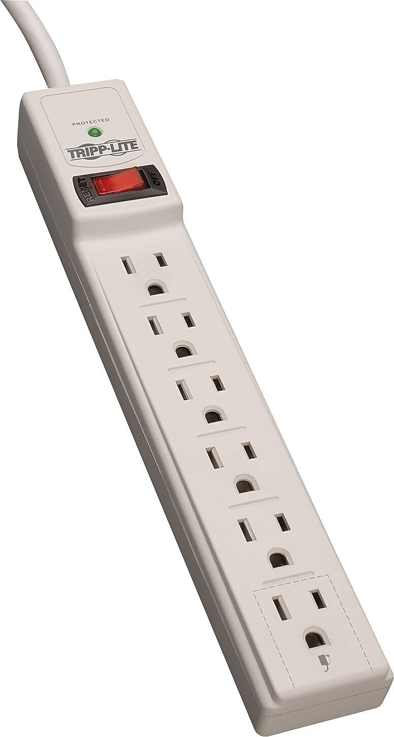 Tripp Lite Protect it!® 6-Outlet 180 Joule Surge Suppressor With 2' Cord