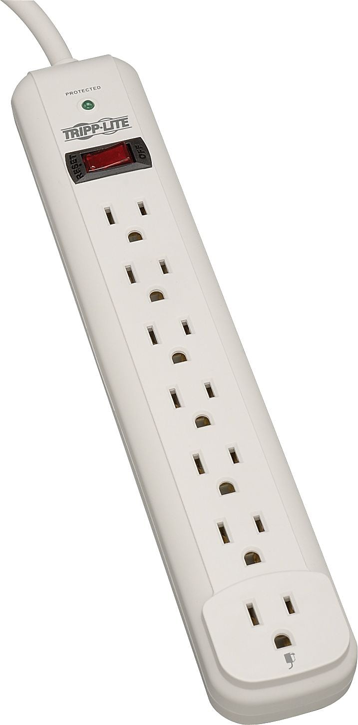 Tripp Lite 7 Outlet Surge Protector, 12' Cord, 1000 Joules (TLP712)