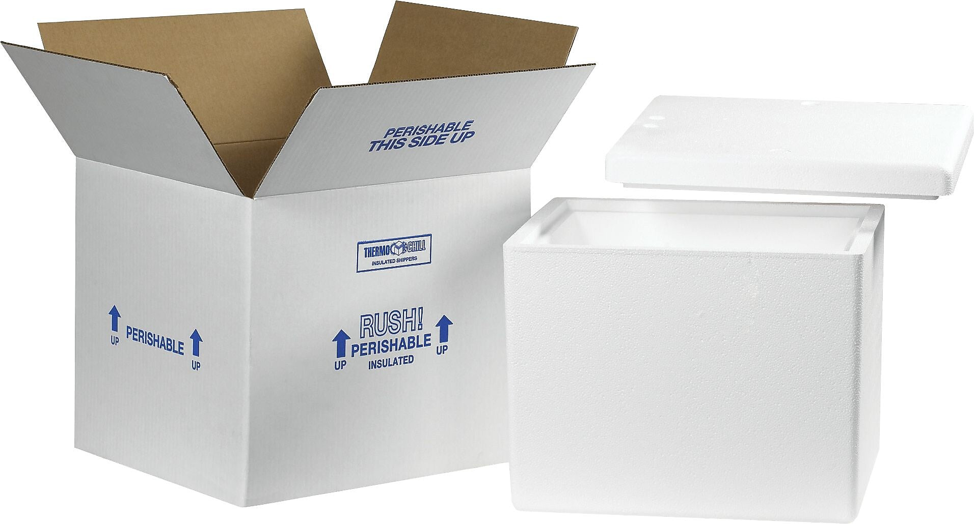 13.75" x 11.75" x 11.875" Insulated Shipping Containers, 1.25" Thick (238C)