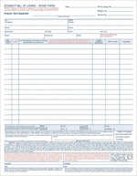 TOPS® Bill of Lading Unit Set, Ruled, 4-Part Carbonless, 11-7/16" x 8-1/2", 50/Pack (3847)
